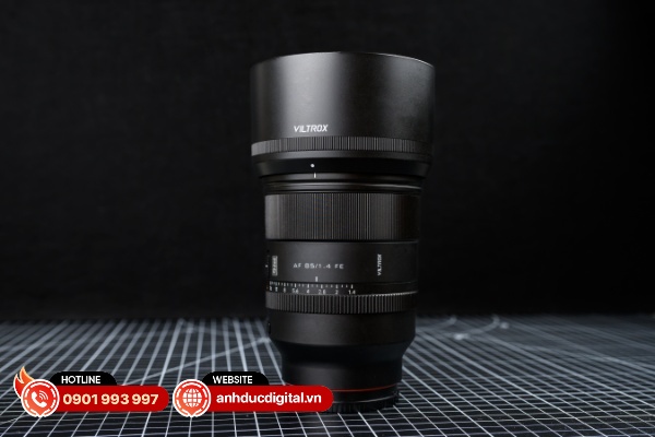 Viltrox AF 85mm F1.4 Pro FE có chất lượng hoàn thiện ở mức chuyên nghiệp