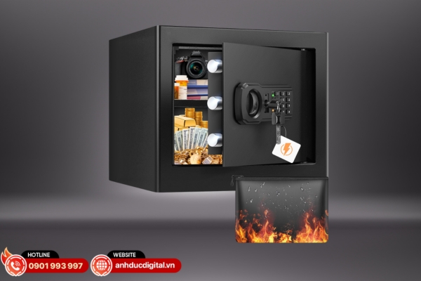 Két sắt chống cháy bảo vệ tài sản an toàn ngay cả khi gặp hỏa hoạn