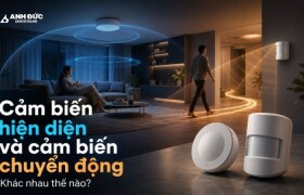 Cảm biến hiện diện và cảm biến chuyển động khác nhau thế nào?