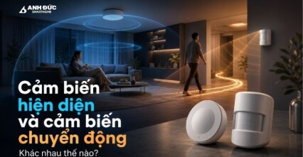 Cảm biến hiện diện và cảm biến chuyển động khác nhau thế nào?