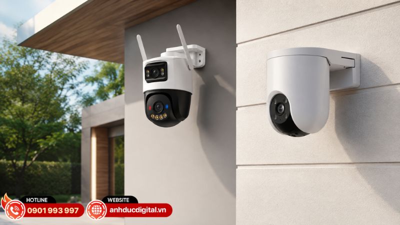 So sánh camera Imou vs Ezviz ngoài trời