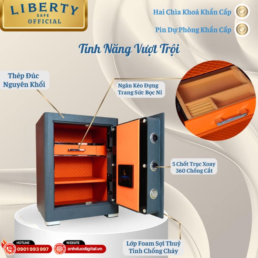Két sắt thông minh Liberty LB50PRO - 58kg
