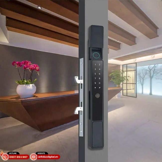 Khóa vân tay cửa nhôm đang trở thành xu hướng thay thế khóa cơ trong nhà phố, căn hộ và văn phòng hiện đại.