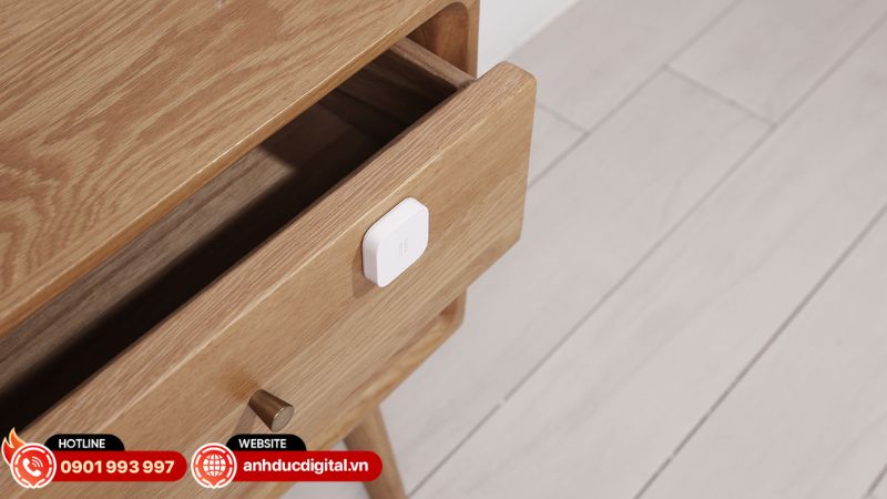 Cảm biến Aqara phát hiện cửa mở, chuyển động hoặc rung động tại những khu vực cần bảo vệ
