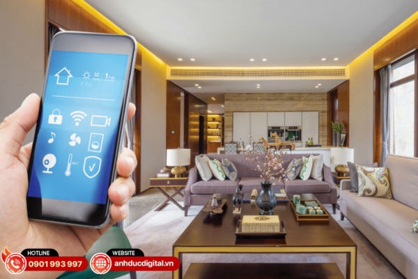 Nhà thông minh Quảng Ngãi giúp tối ưu sinh hoạt, tăng an ninh và giảm đáng kể điện năng tiêu thụ