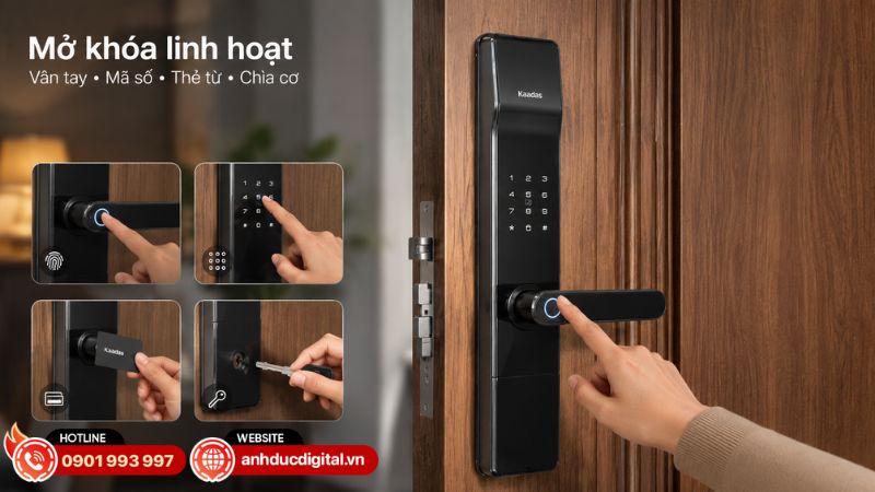 So sánh Khóa Kaadas và Khóa Philips