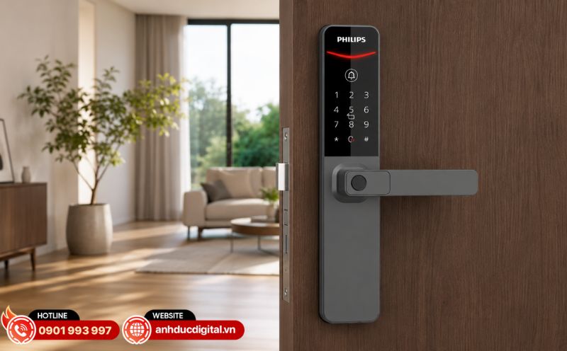 Thời lượng pin DDL615-5HBS phụ thuộc vào tần suất sử dụng, chất lượng pin và thói quen đóng mở cửa thực tế