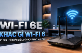 Wi-Fi 6E khác gì Wi-Fi 6? So sánh băng tần, tốc độ và khả năng sử dụng