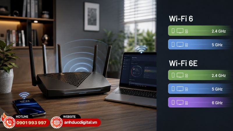 Wi-Fi 6E khác gì Wi-Fi 6 (3)