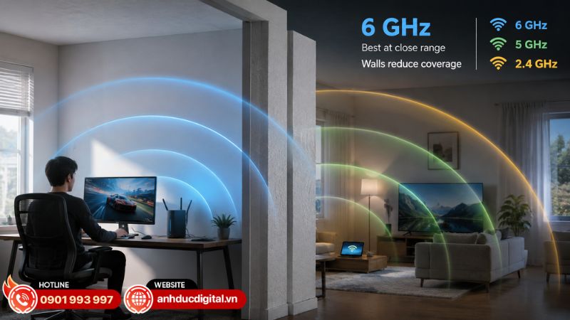 Khi nào nên chọn Wi-Fi 6 thay vì Wi-Fi 6E?