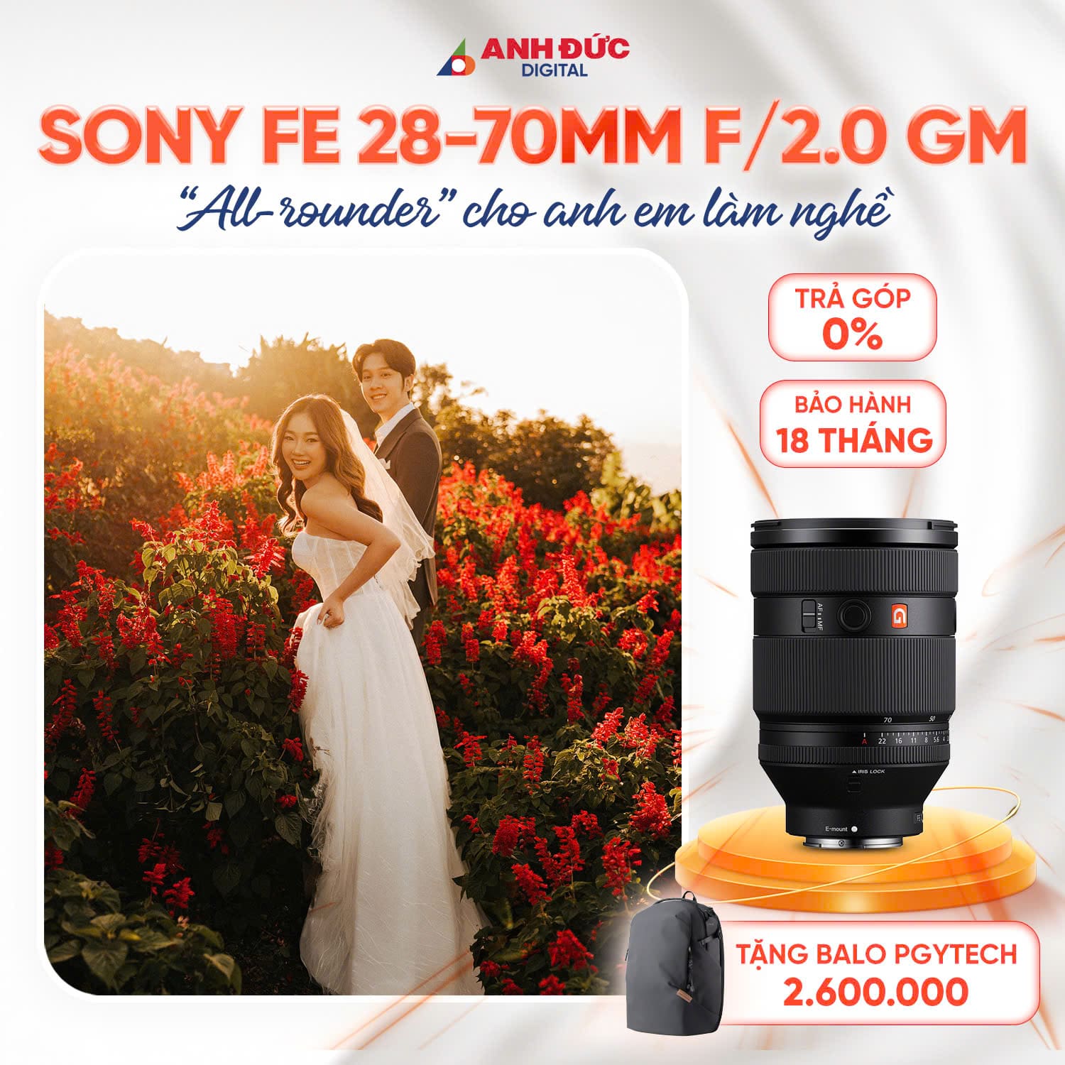 Sony FE 28-70 mm F2.0