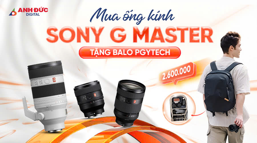 Ưu đãi ống kính Sony G Master