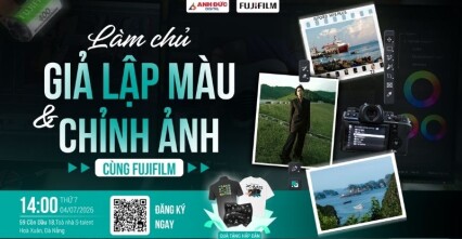 Workshop Fujifilm: Làm Chủ Giả Lập Màu, Định Hình Chất Ảnh Riêng