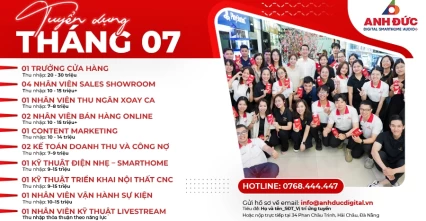 ANH ĐỨC DIGITAL TUYỂN DỤNG THÁNG 7