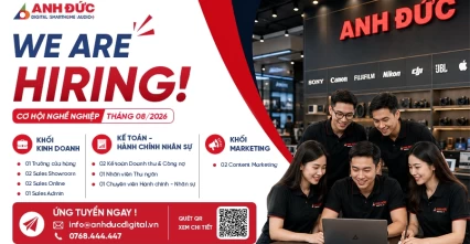 ANH ĐỨC DIGITAL TUYỂN DỤNG THÁNG 08