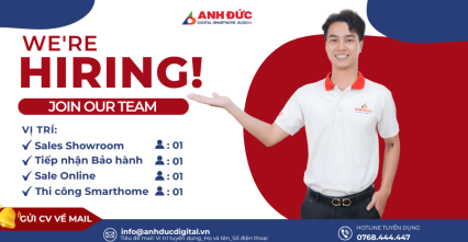 ANH ĐỨC TUYỂN DỤNG THÁNG 11/2025