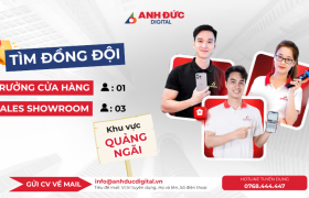 TUYỂN DỤNG SALES SHOWROOM _ THU THẬP 7-15 TRIỆU