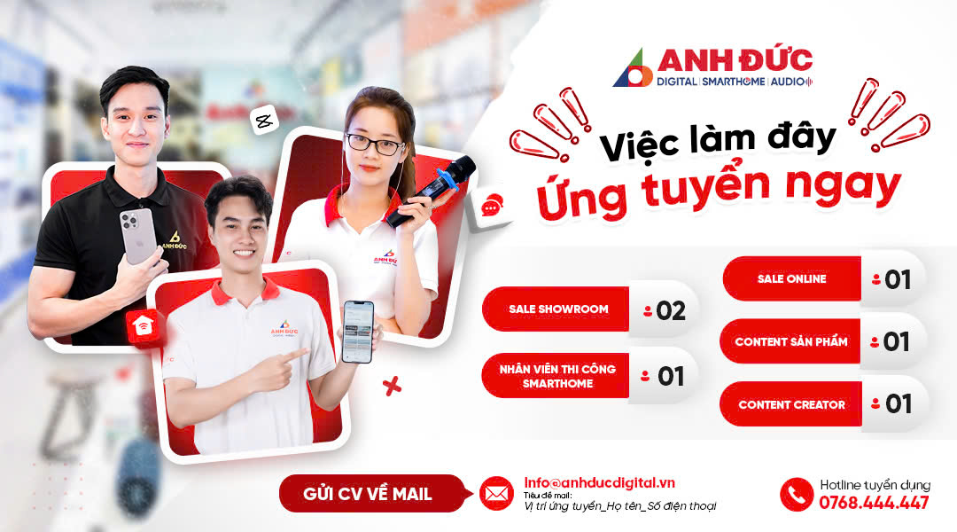 Anh đức tuyển dụng tháng 8