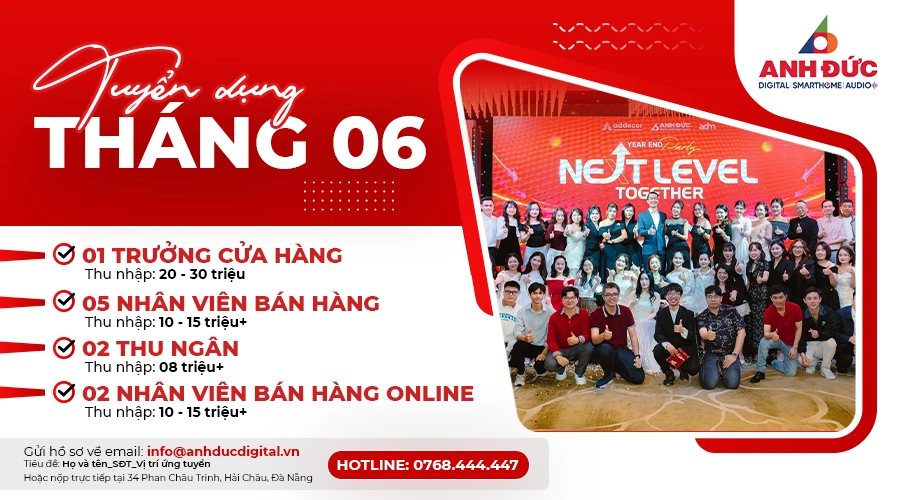 TUYỂN DỤNG AD T6